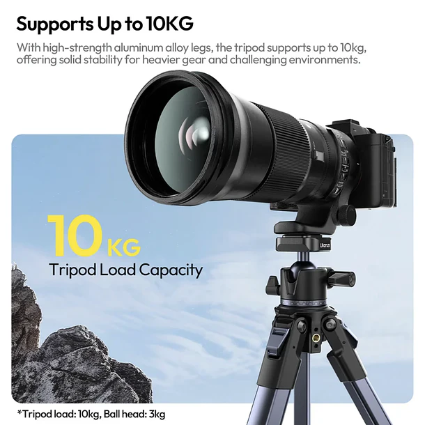 Ulanzi Ombra II Traveler Trípode Liviano Para Fotografía – T156 4