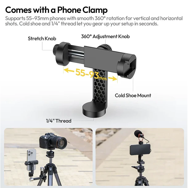 Ulanzi Ombra II Traveler Trípode Liviano Para Fotografía – T156 11