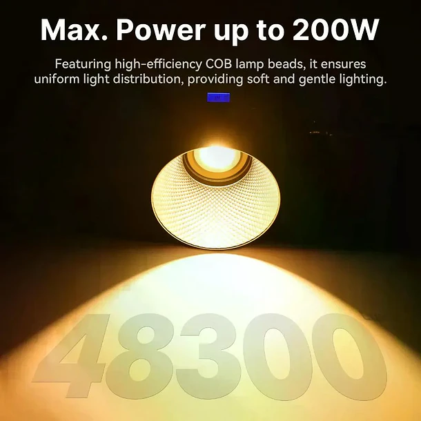 Ulanzi VL-200Bi Led Bicolor 200W Con Fuente de Poder P016 7