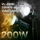 Ulanzi VL-200Bi Led Bicolor 200W Con Fuente de Poder P016 8