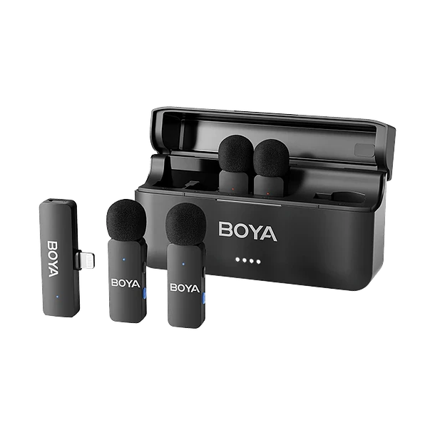 Boya BY-V4D 4 Micrófonos Inalámbricos Conector Lightning 1