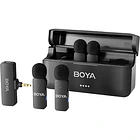 Boya BY-V4 4 Micrófonos Inalámbricos Conector 3,5mm Para Cámaras 1