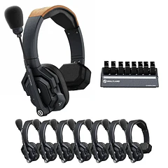 Hollyland SolidCOM SE Sistema de auriculares intercom para 8 personas. Full duplex en 1.9 GHz