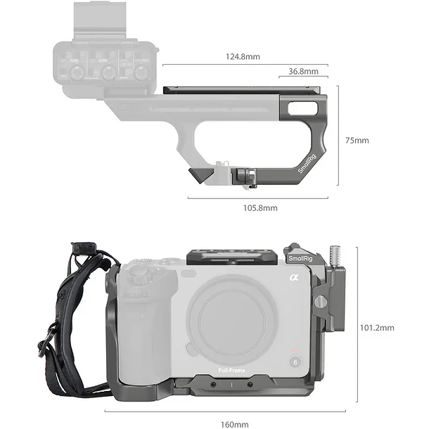 Cage SmallRig HawkLock Advanced para Sony FX3 & FX30 2