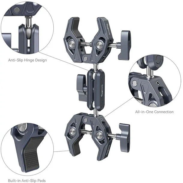 Super Clamp SmallRig Crab-Shaped Doble 5
