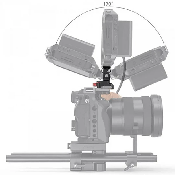 SmallRig 2906 Monitor Holder Swivel + Tilt con sistema NATO Clamp 5