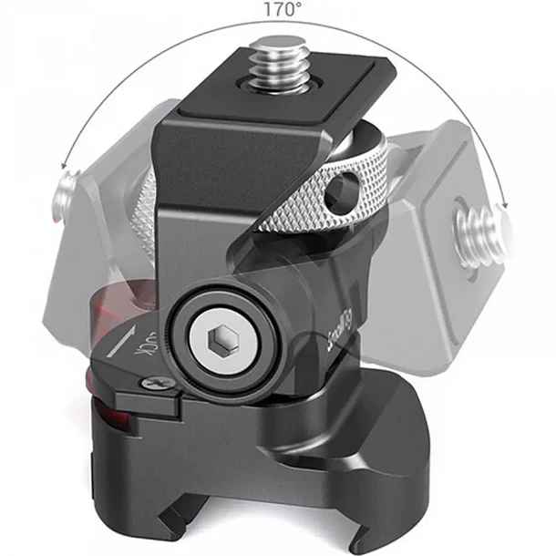 SmallRig 2906 Monitor Holder Swivel + Tilt con sistema NATO Clamp 6