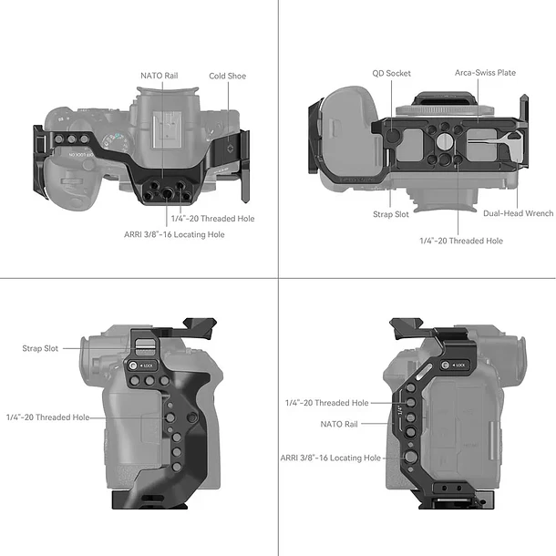 Cage SmallRig para Canon EOS R6 Mark II | 4159 5