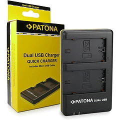CARGADOR 1927 PATONA DUAL USB NP-FZ100