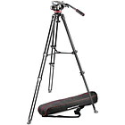 Kit trípode MVT502AM con bolsa de transporte y Cabezal fluido Manfrotto MVH502A  1