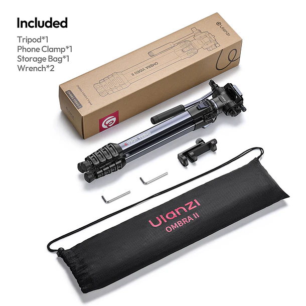 Ulanzi Ombra Video II Trípode de Video Con Cabezal Fluido – T154 9