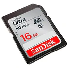 Tarjeta de memoria SanDisk Ultra 16GB SDHC Clase 10 UHS-I 2