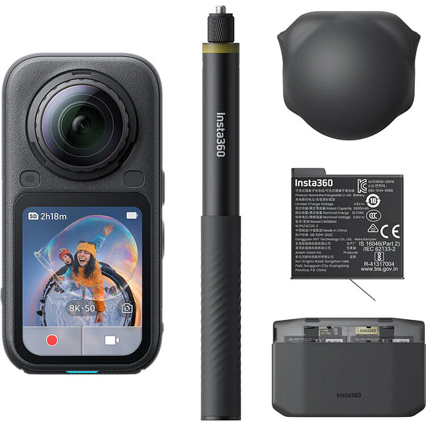 Insta360 X6 360° 8K Camera Essentials Bundle 1