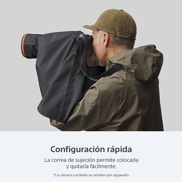 Sony LCR-ELB Cubierta de Lluvia L (Black, Large) 2