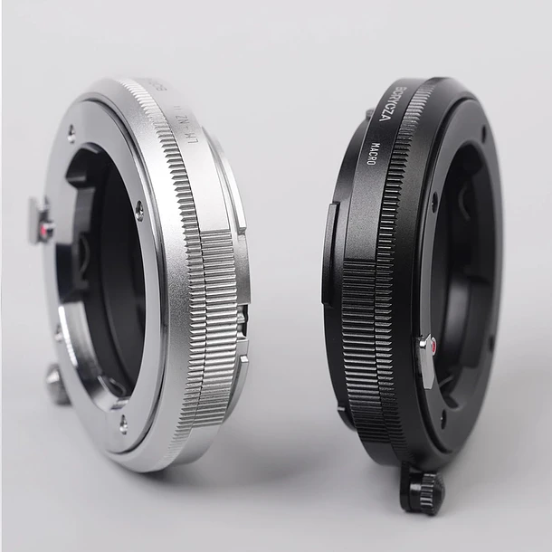 BORYOZA LM-NZ II - Adaptador MACRO con lente Leica M a Nikon Z SILVER 4