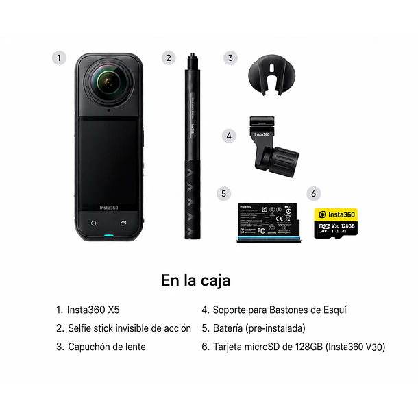 Insta360 X5 Ski Bundle 5