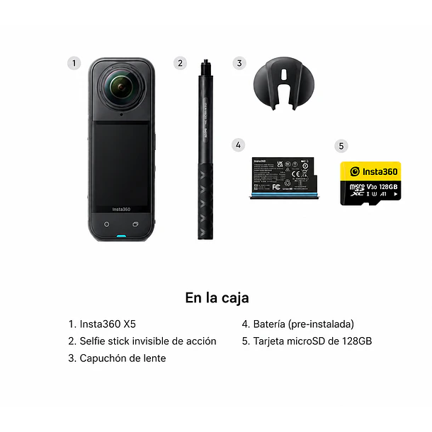 Insta360 X5 Snowboard Bundle 4