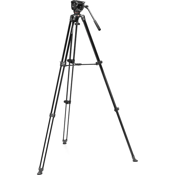 Trípode Video con Cabezal Manfrotto 500X Fluid Head  4