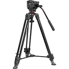 Trípode Video con Cabezal Manfrotto 500X Fluid Head  1