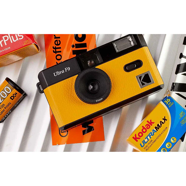 Kodak Ultra F9 Cámara reutilizable 35mm (Yellow) 7
