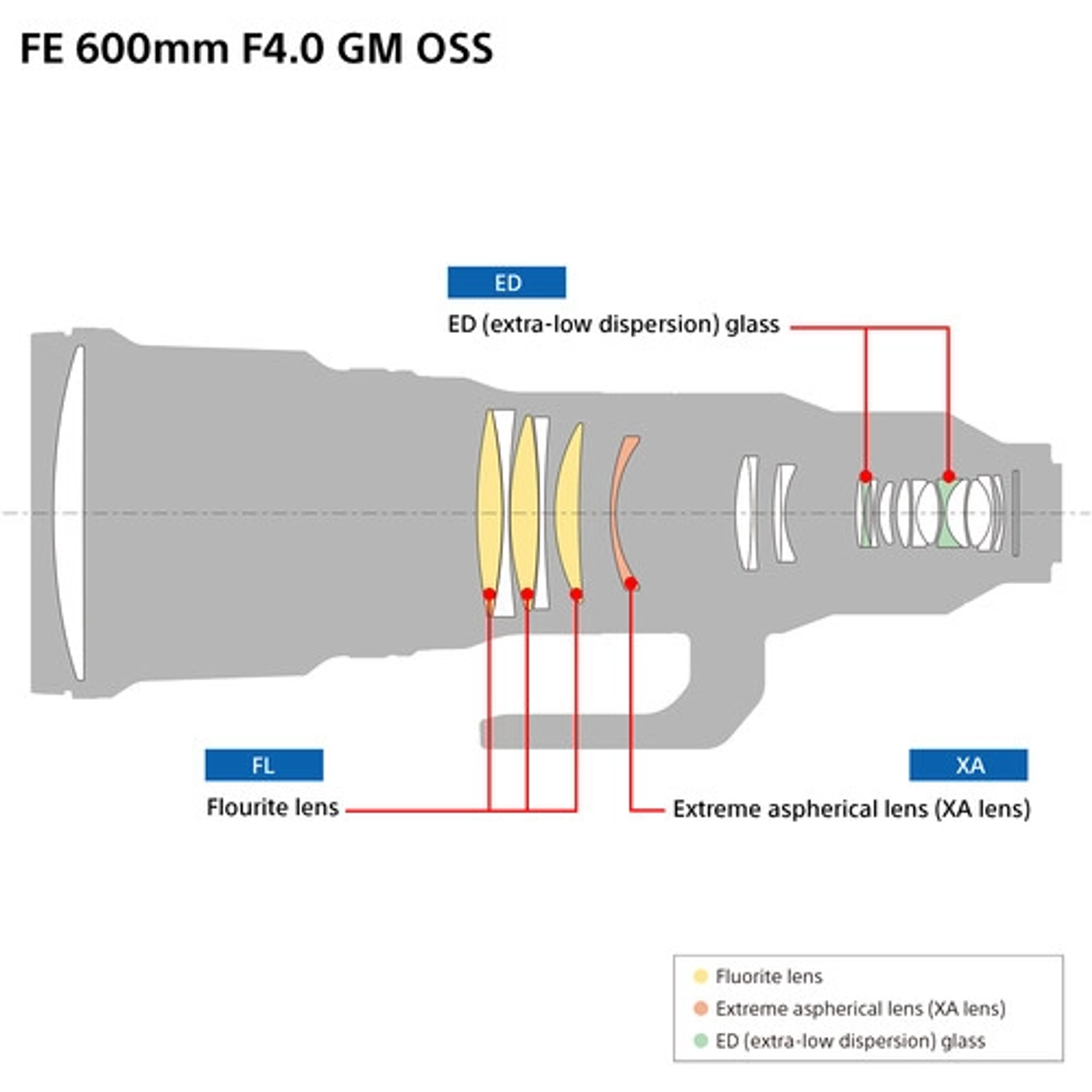 Sony GM 600mm f4  OSS FE