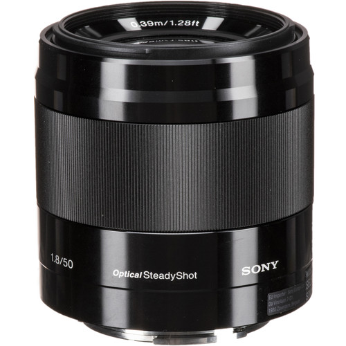 新品級 ソニー E 50 F1.8 OSS SEL50F18 ブラック M783 Sony 50mm f1.8 OSS E
