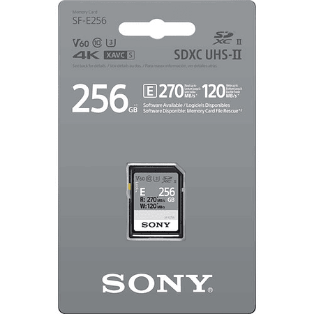 Tarjeta de memoria SD UHS-II Serie SF-E 256GB