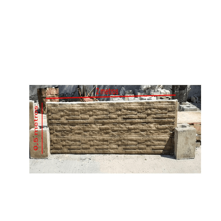 Panderetas Bulldog estilo piedra 5