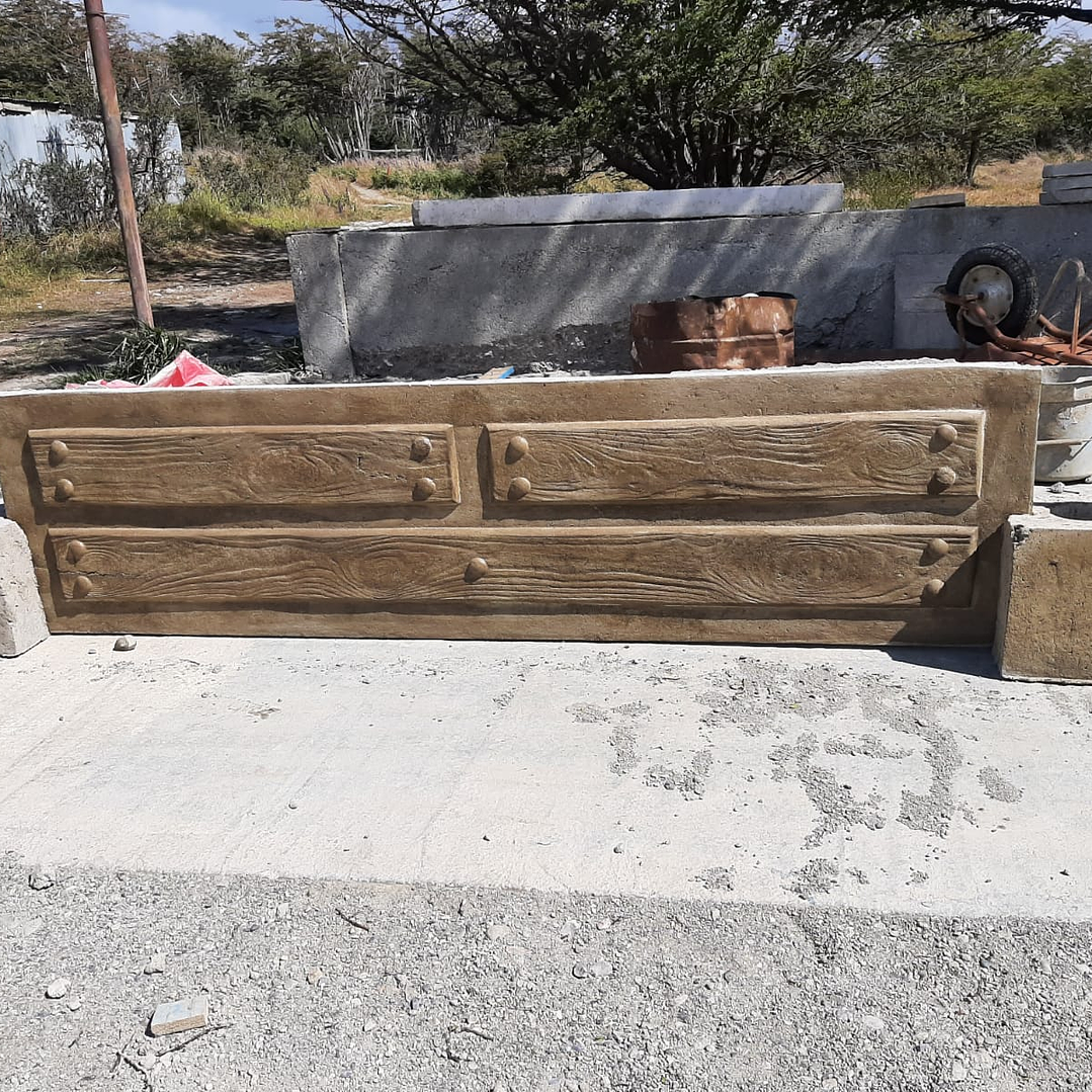 Panderetas Bulldog estilo Madera 4