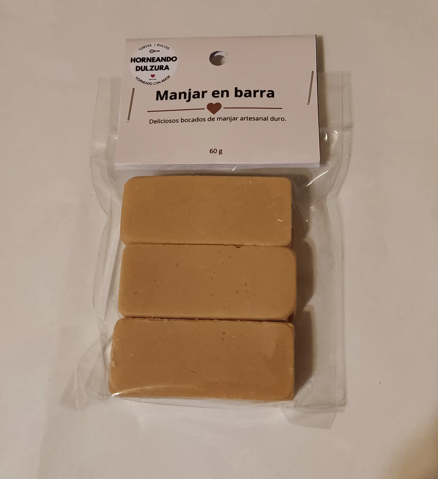 Manjar duro en barra 60g  1
