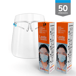 Lente + Protector - 50 unidades