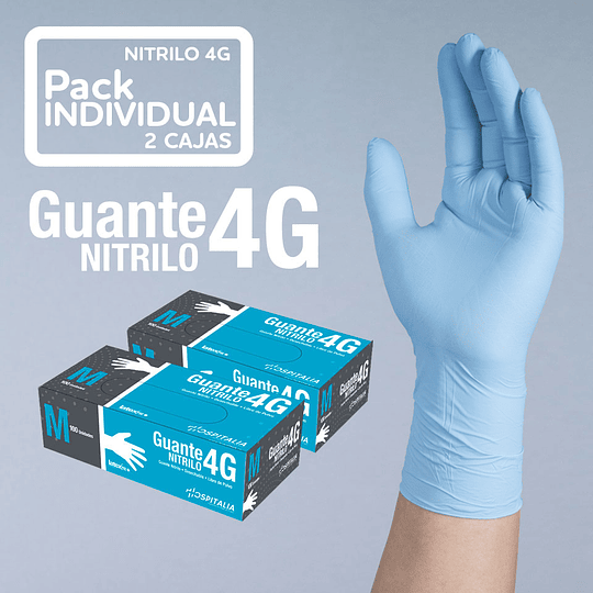 Guante de Nitrilo - 2 cajas