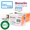 Mascarilla Quirúrgica c/tiras - 2 cajas