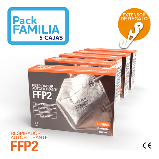 Respirador FFP2 - 5 cajas