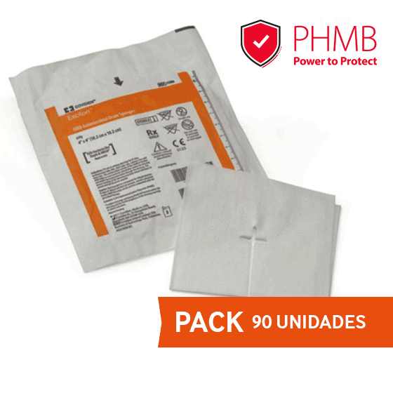 Gasa EXCILON AMD Corte en T 10 x 10 cm- 90 unidades