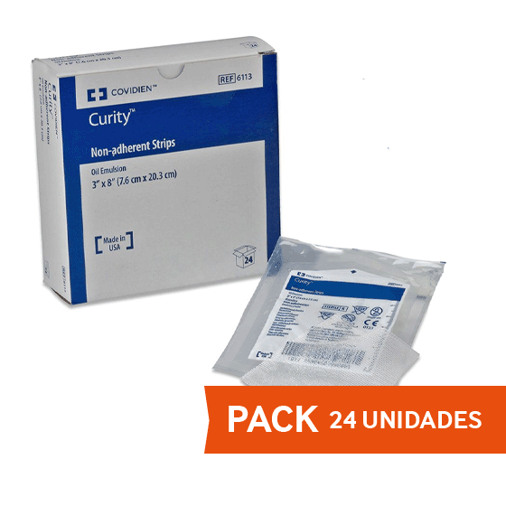APOSITO NO ADHE Curity™ 7.6 x 20cm