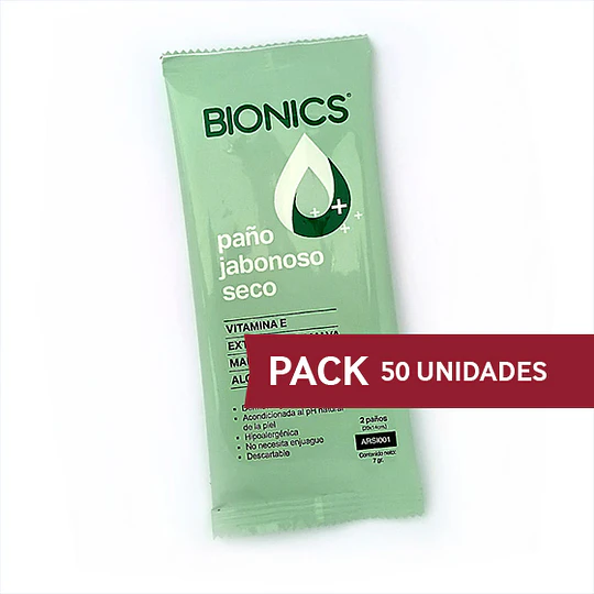 PAÑO JABONOSO SECO- PACK