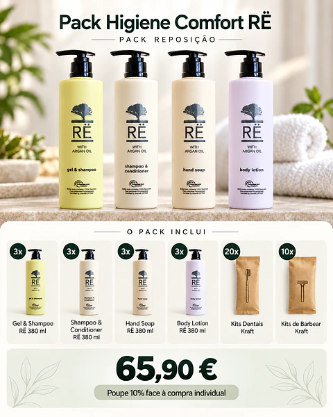 PACK HIGIENE CONFORT RË REPOSIÇÃO