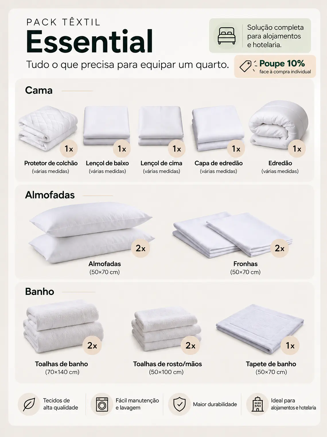 PACK TÊXTIL ESSENTIAL 2
