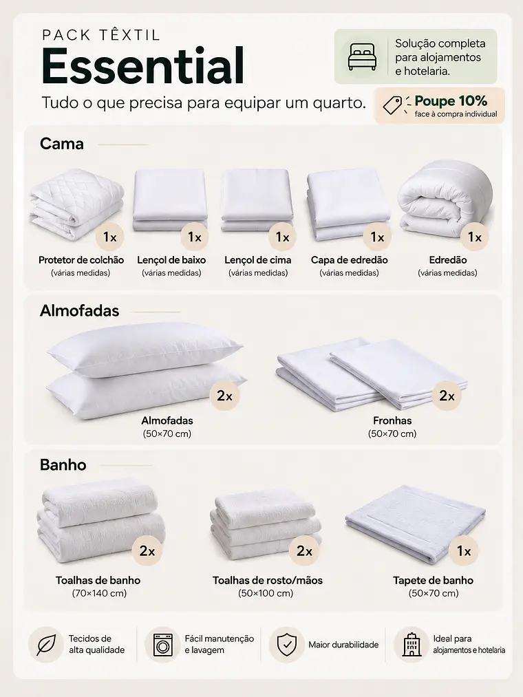 PACK TÊXTIL ESSENTIAL 2