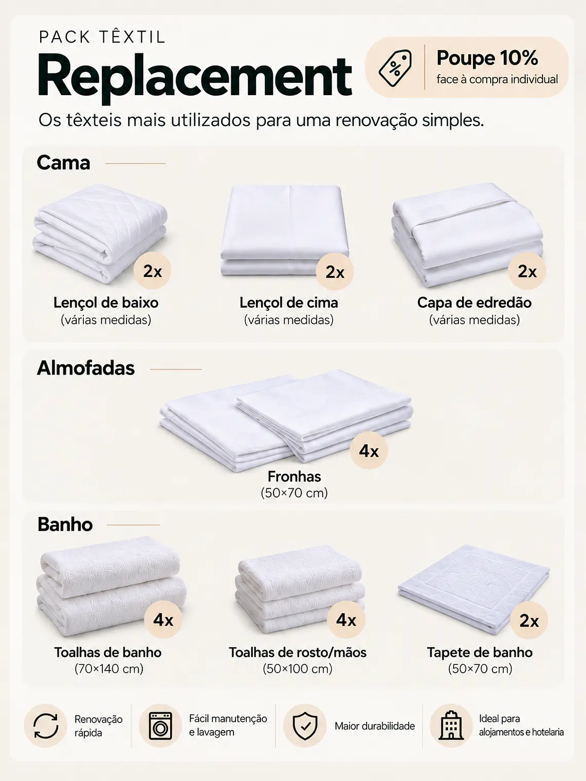 PACK TÊXTIL REPLACEMENT 2
