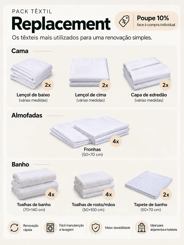 PACK TÊXTIL REPLACEMENT 2