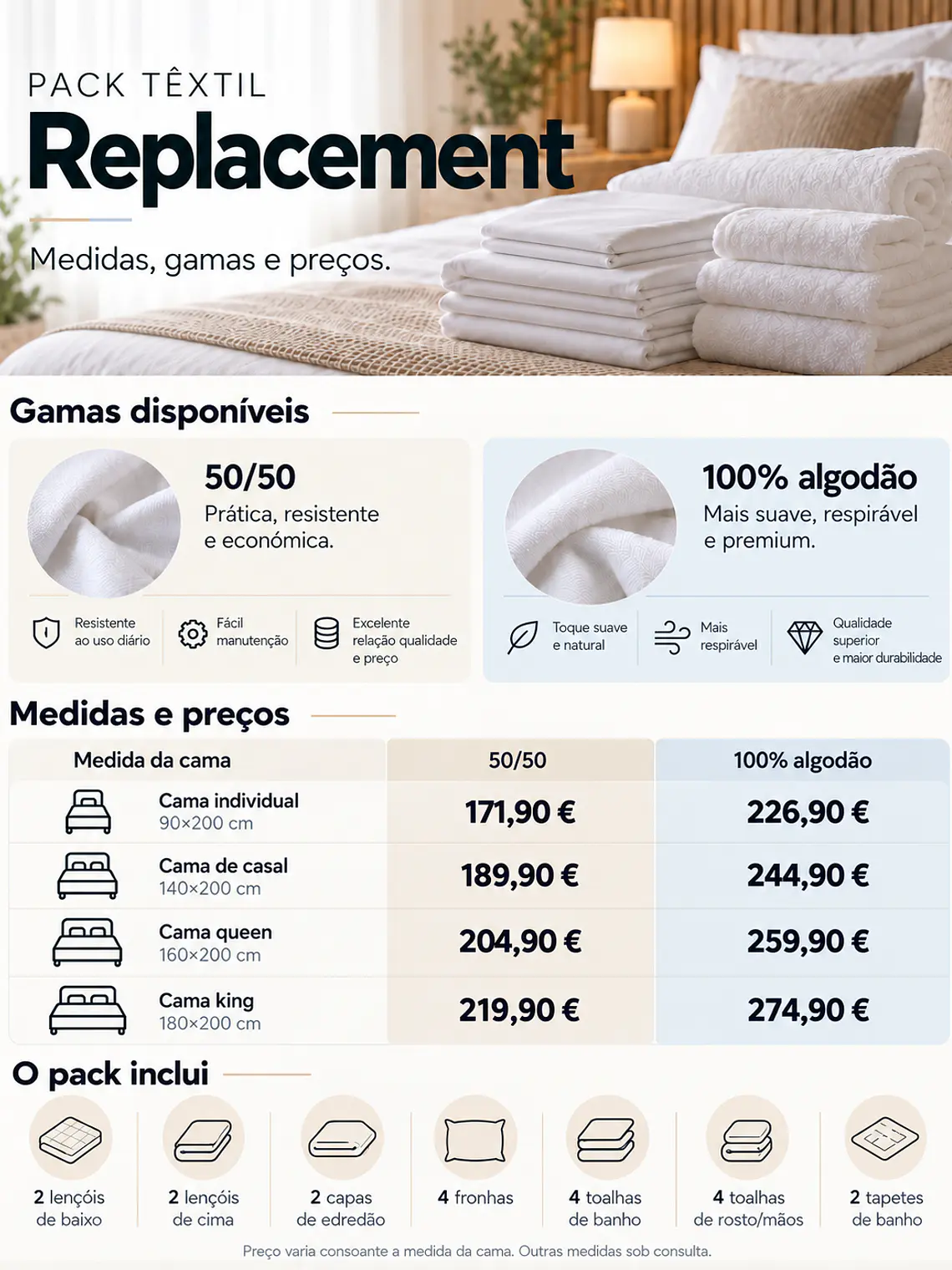 PACK TÊXTIL REPLACEMENT 3