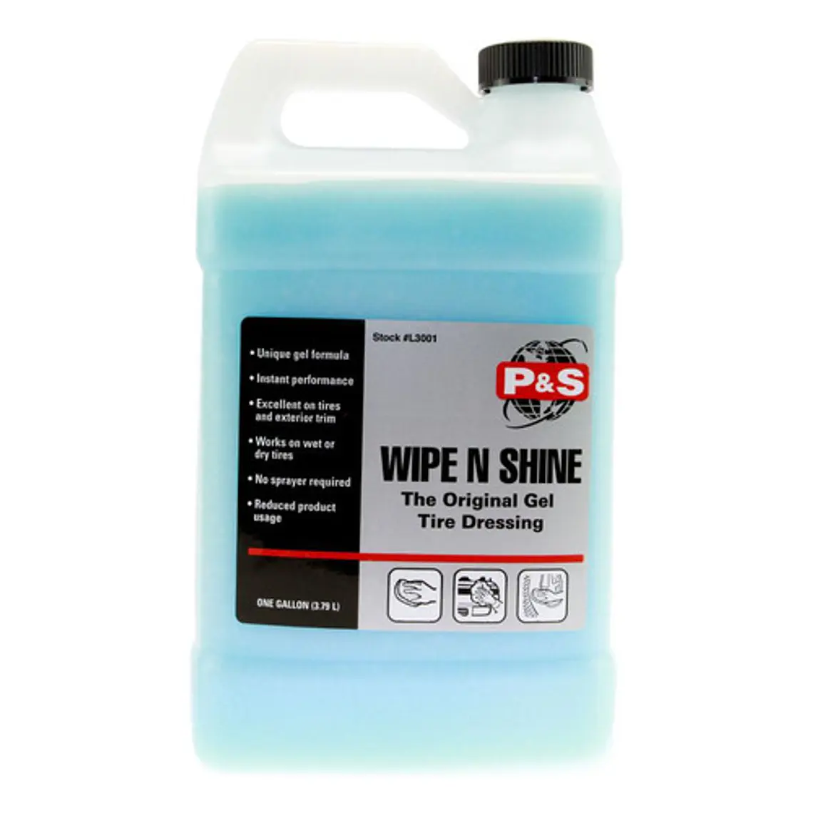 Acondicionador Y Protector De Neumáticos Wipe N Shine Galón 1
