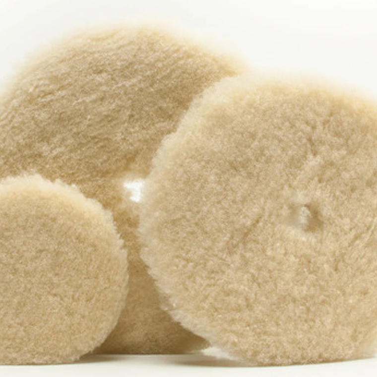 Pad De Lana Blanca Corte Alto Buff And Shine 6 4