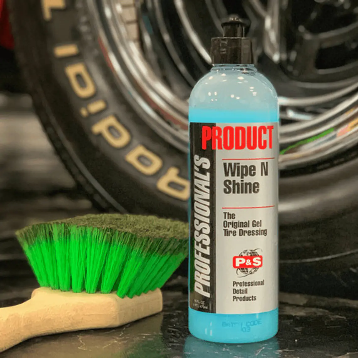 Acondicionador Y Protector De Neumaticos Wipe N Shine 500ml 4