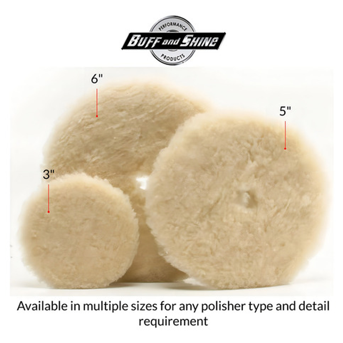 Buff N Shine Almohadilla De Corte Agresiva De Lana Uro-wool De 5 Pulgadas 4