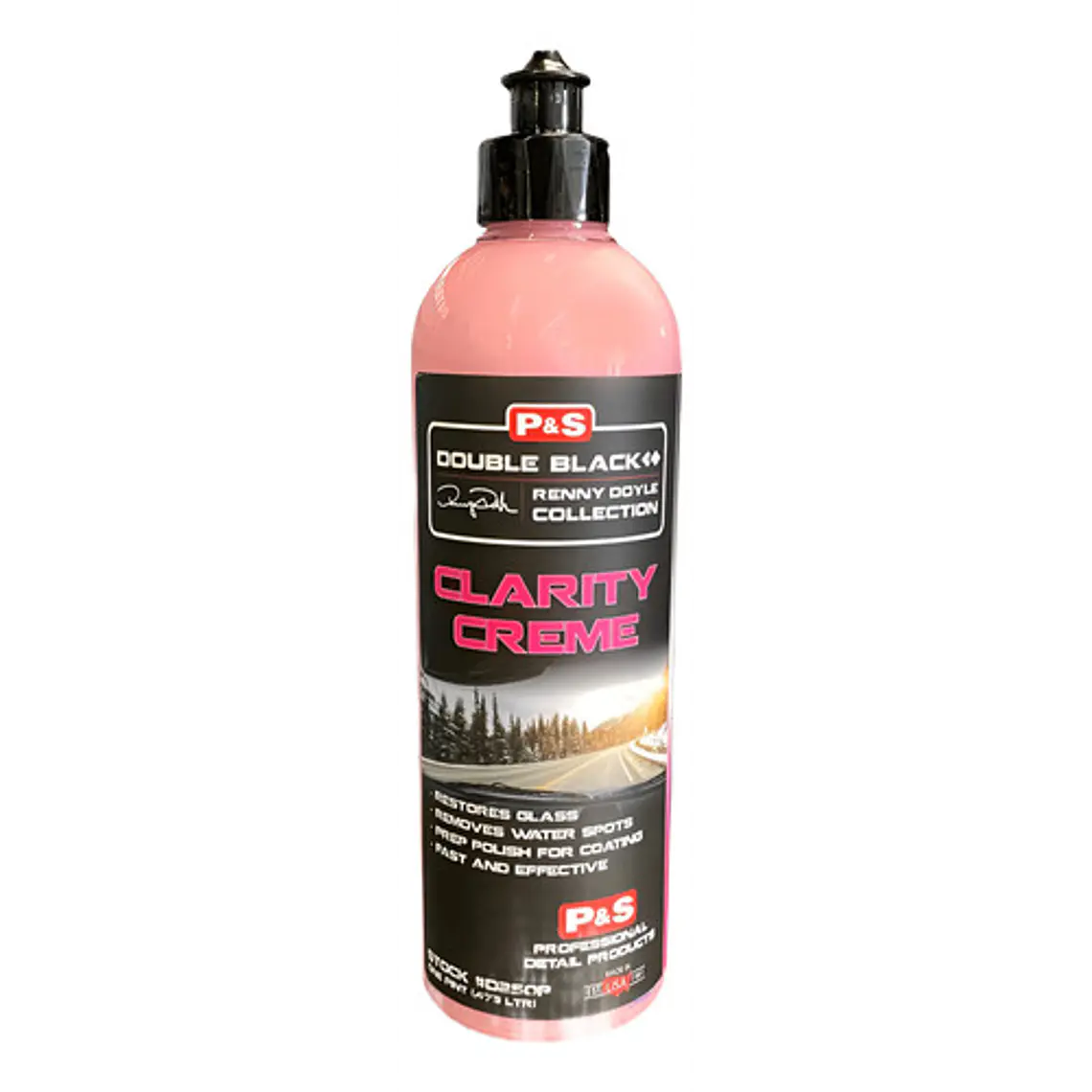 Pulimento para vidrios eliminador de gota seca Clarity Creme P&s 1