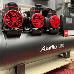 Compresor Silencioso Sin Aceite 6 Cabezales Auarita 2-1450x3