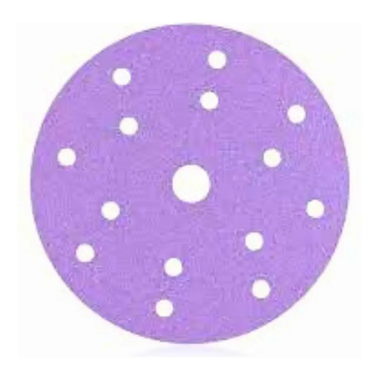 Caja De Lija Disco Ceramica 100 Unidades  Grano 240  Smirdex 2